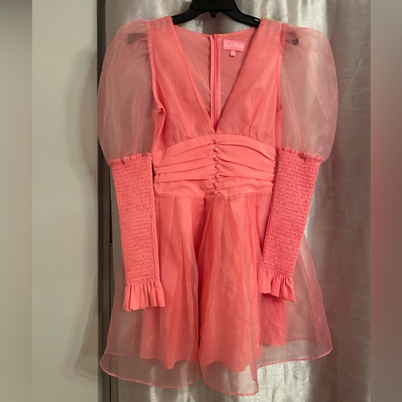 Dolls Kill Sugar Thrillz Talk About Forever Organza Dress - Small - Picture 5 of 9